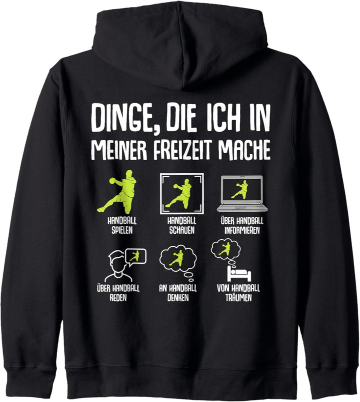 Handballer Handball Jungen Kinder Herren Kapuzenjacke