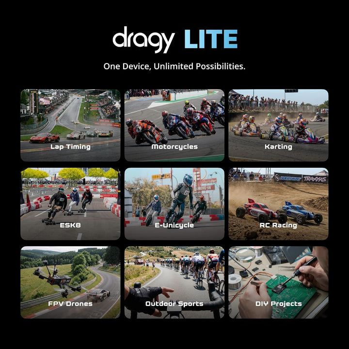 dragy 10Hz GPS basierter Leistungsmesser, 10Hz Laptimer (dragy Lite)
