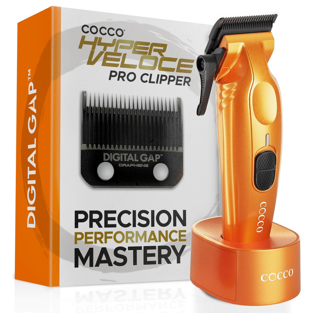 Cocco® Hyper Veloce Pro Clipper Collection: Präzisions-Schermaschine für Profis - Digital Gap™ Graph