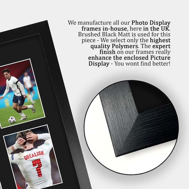 HWC Trading FR A3 Jack Grealish England Geschenke Gedruckt, Signiert Autogramm Bild, Für Fussball-Fa