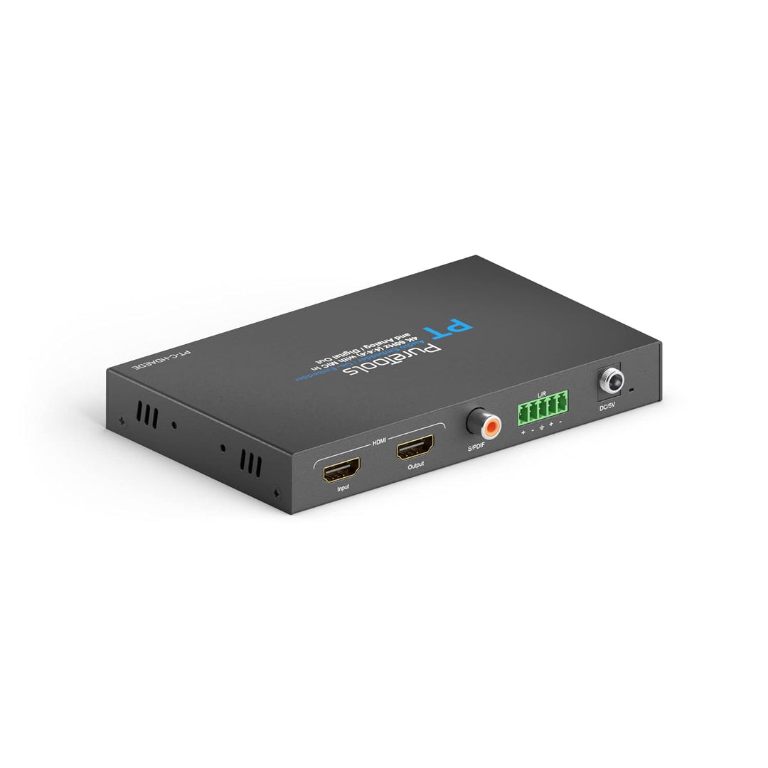 PureTools, HDMI Audio De-Embedder und Embedder mit Down-Scaling, 4K Auflösung, Datenrate bis 18 GB/s