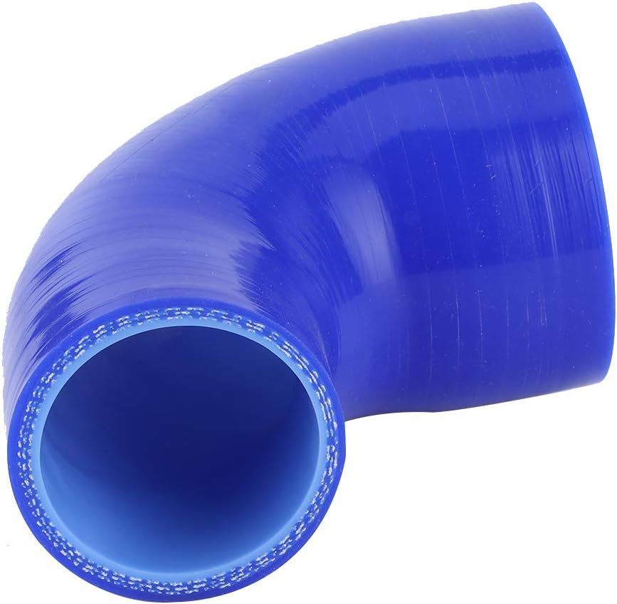 90-Grad-Winkelreduzierkupplung Silikonschlauch 4-lagig 2 bis 3 Zoll für Turbo-Einlass-Ladeluftkühler