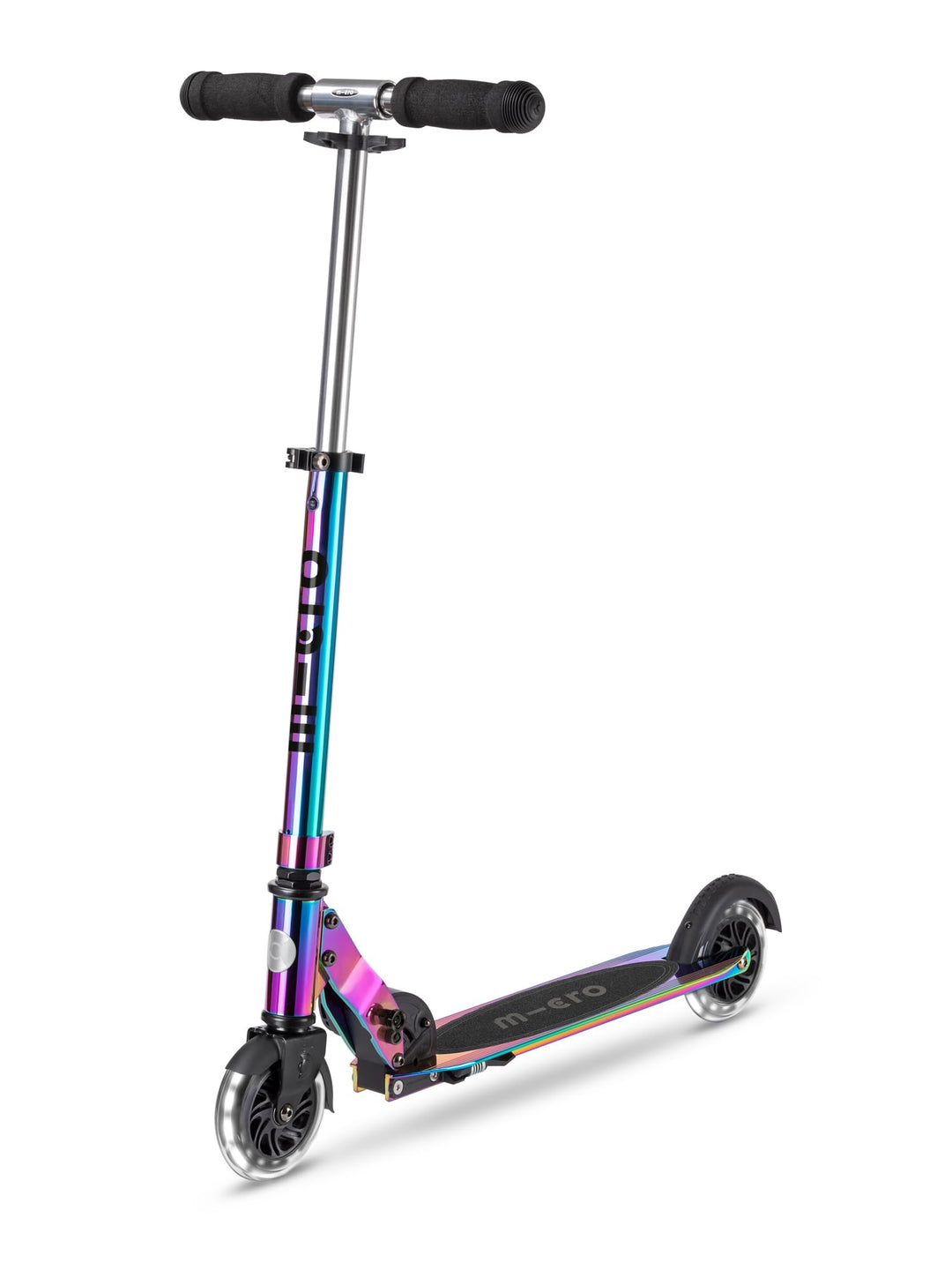 micro™ Sprite LED Kinder Kinderscooter | Cityroller mit LED-Rollen | klappbar und Lenker höhenverste