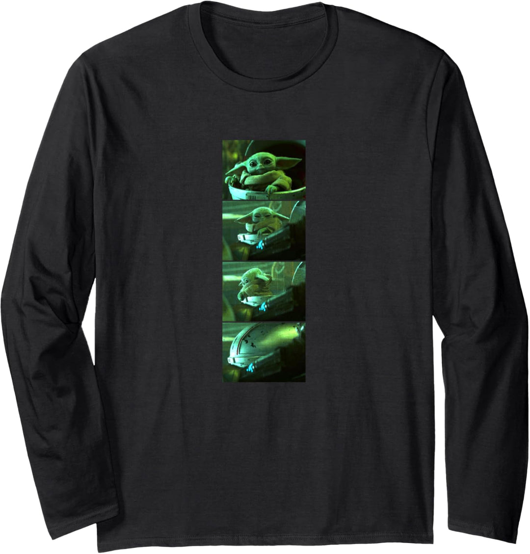 Star Wars: The Mandalorian The Child Time To Hide Panels Langarmshirt