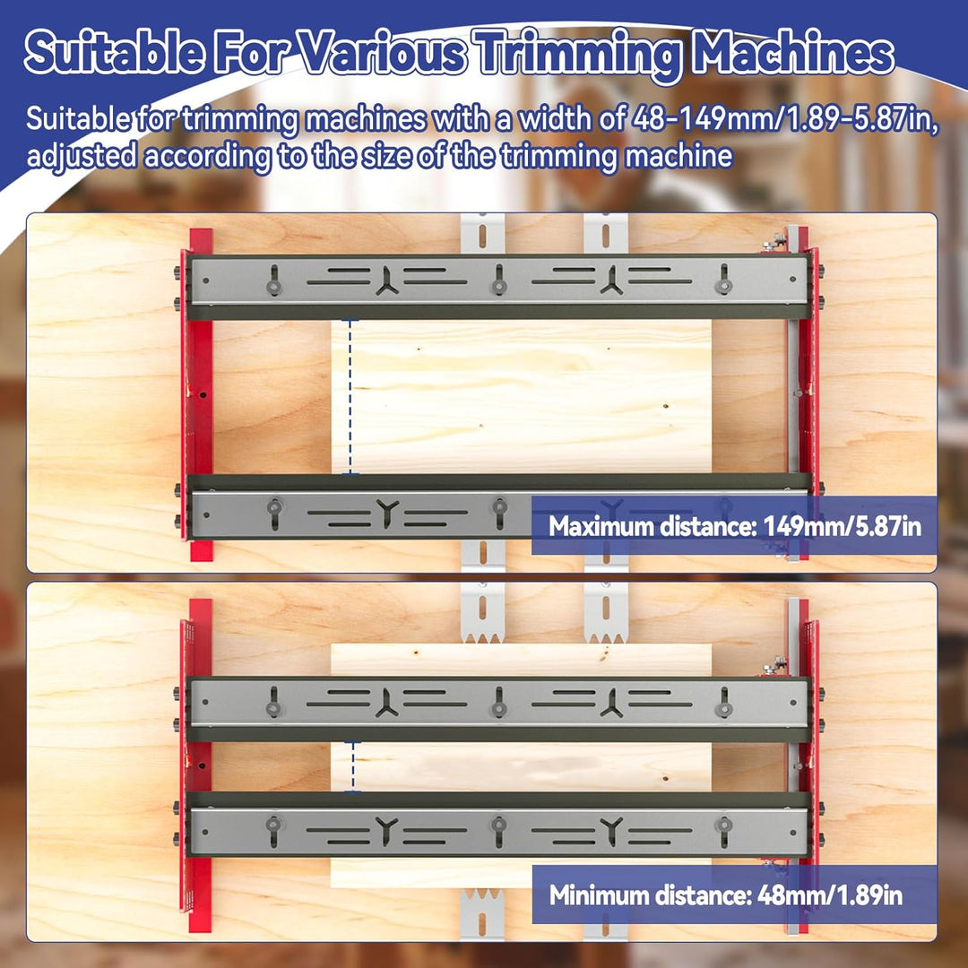 Holzplatten-Ebenungsfräser-Vorlage, Rout-N-Plane-Stehtisch-Plattenfräser-Kapazität-Fräser-Schlitten
