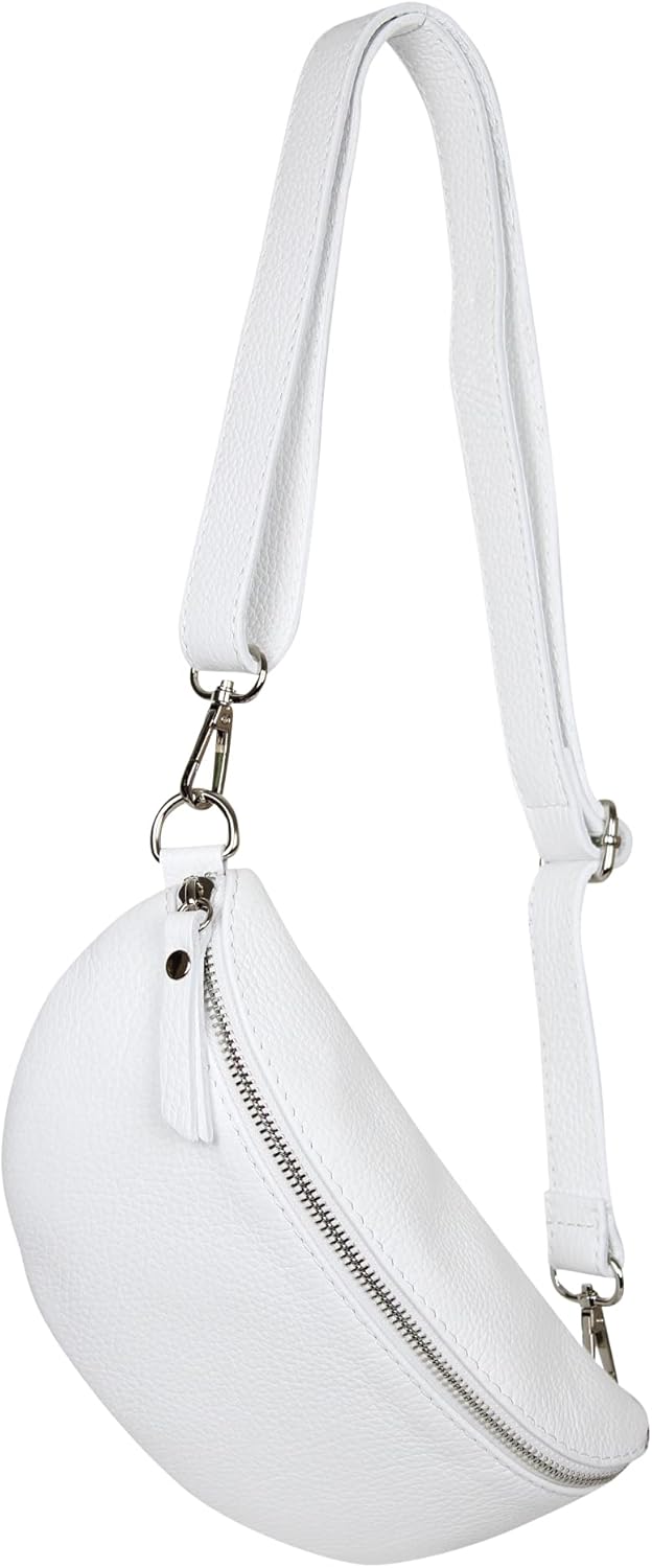 AmbraModa GLX10 - Damen Herren Unisex kleine Hüfttasche Gürteltasche Bauchtasche Umhängetasche aus E