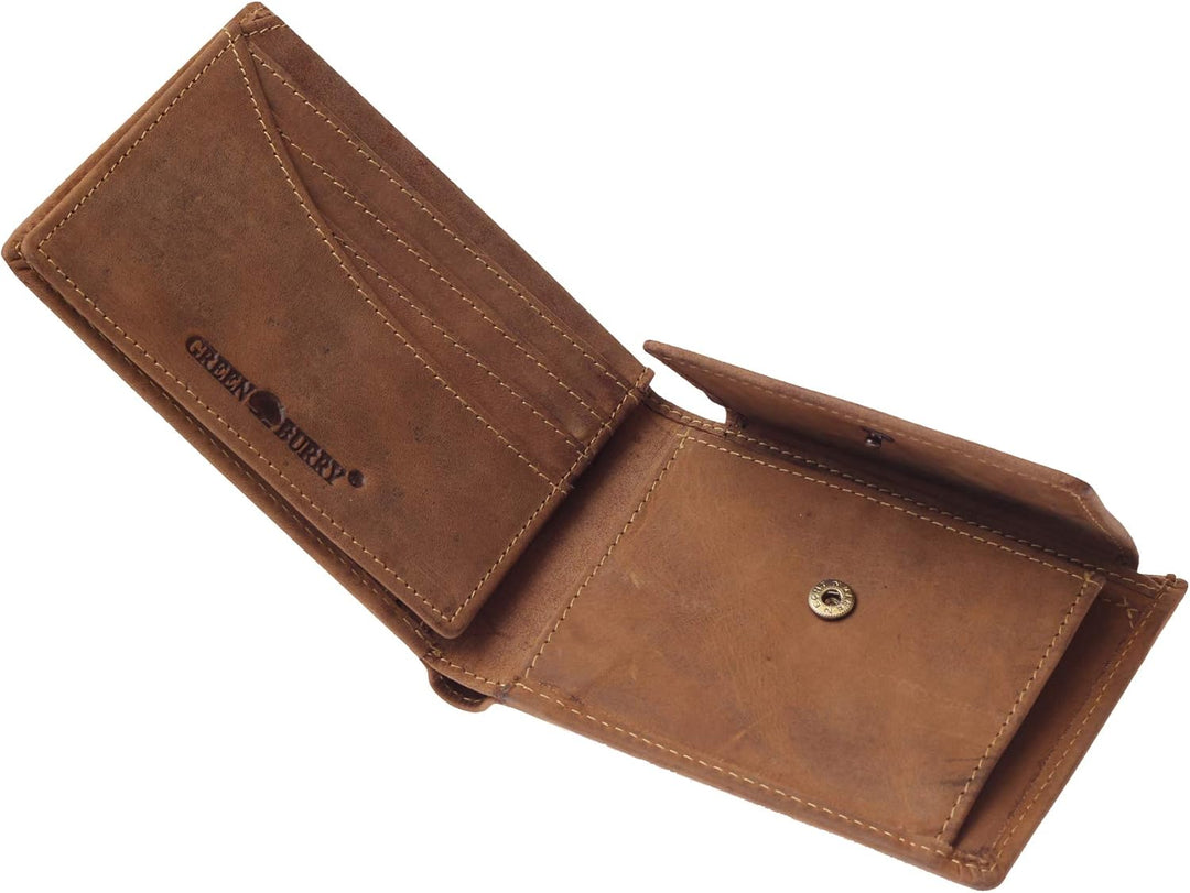 Greenburry Geldbeutel mit Sternzeichen Löwe Motiv I Portmonee mit Sternzeichen Löwe Motiv I Geschenk