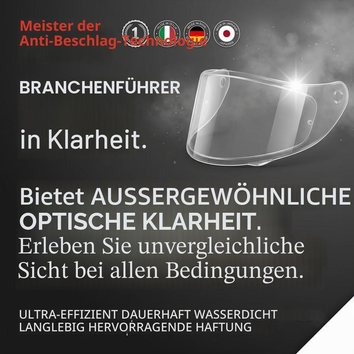 XII WY Motorradhelm-Antibeschlagfolie ultradünn, Motorradhelm-Visier, universeller Visierschutz, Auf