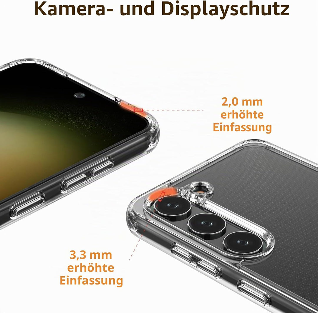 Handykette für Samsung Galaxy S26 6,3 Zoll Hülle mit Band - Necklace Handyhülle - Transparente Case