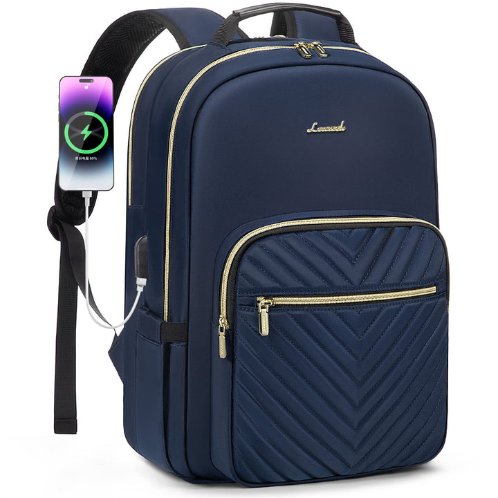 LOVEVOOK Laptop Rucksack Damen, 14 15,6 17,3 Zoll Laptoptasche Rucksack Damen Klein Wasserdicht Schu