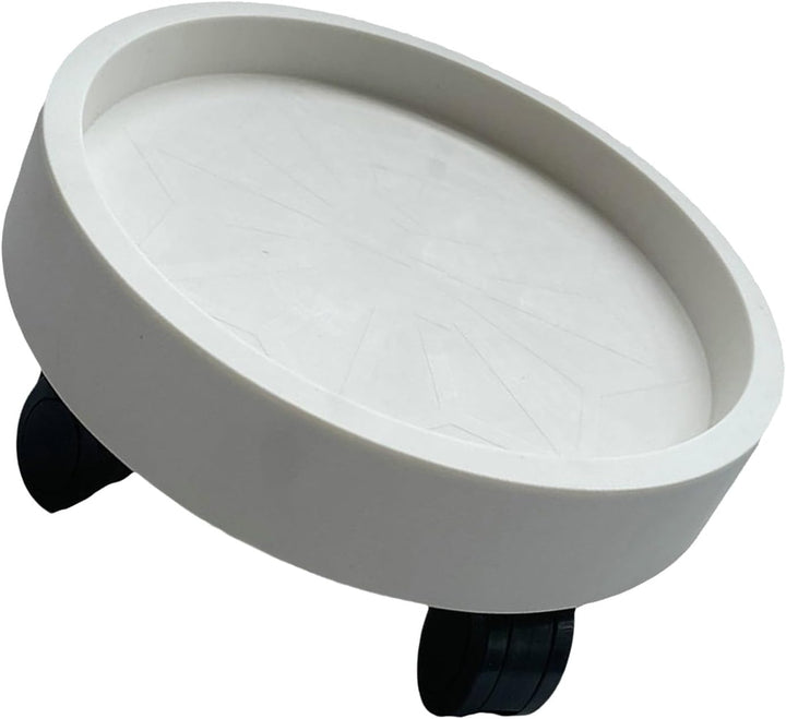 Pflanzen-Caddy, Blumentopfständer mit Drehbaren Rädern, Runder Topfpflanzenständer auf Rädern, Pflan