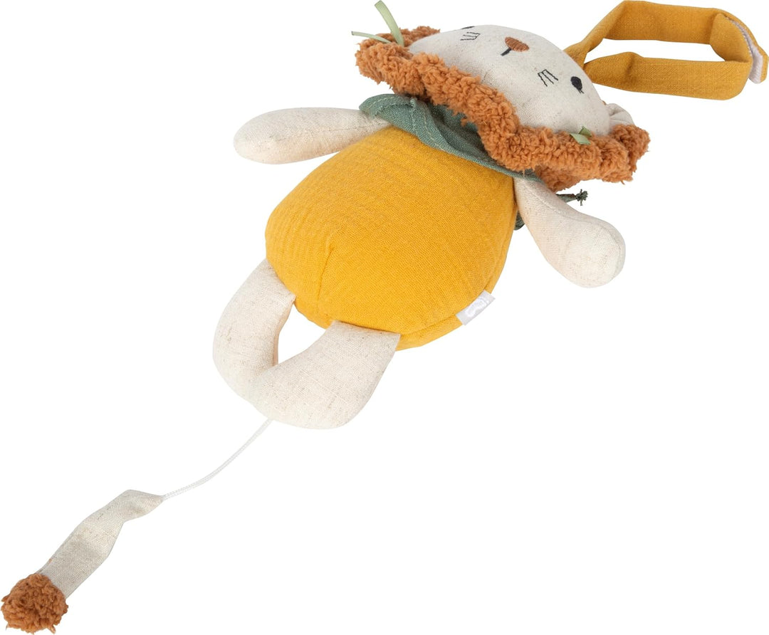 small Foot Babyspielzeug Spieluhr aus Stoff „Little Lion“, mit Aufhängeschlaufe und Melodie, verwend