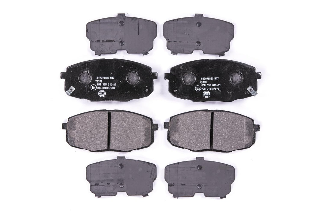 HELLA PAGID 8DB 355 010-611 Bremsbelagsatz - T1378 - Dicke/Stärke: 16.4mm - Bremssystem: Mando - mit