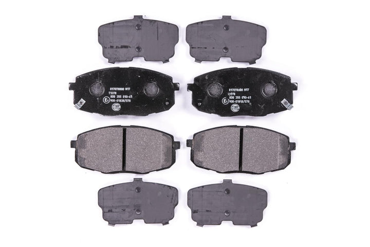 HELLA PAGID 8DB 355 010-611 Bremsbelagsatz - T1378 - Dicke/Stärke: 16.4mm - Bremssystem: Mando - mit
