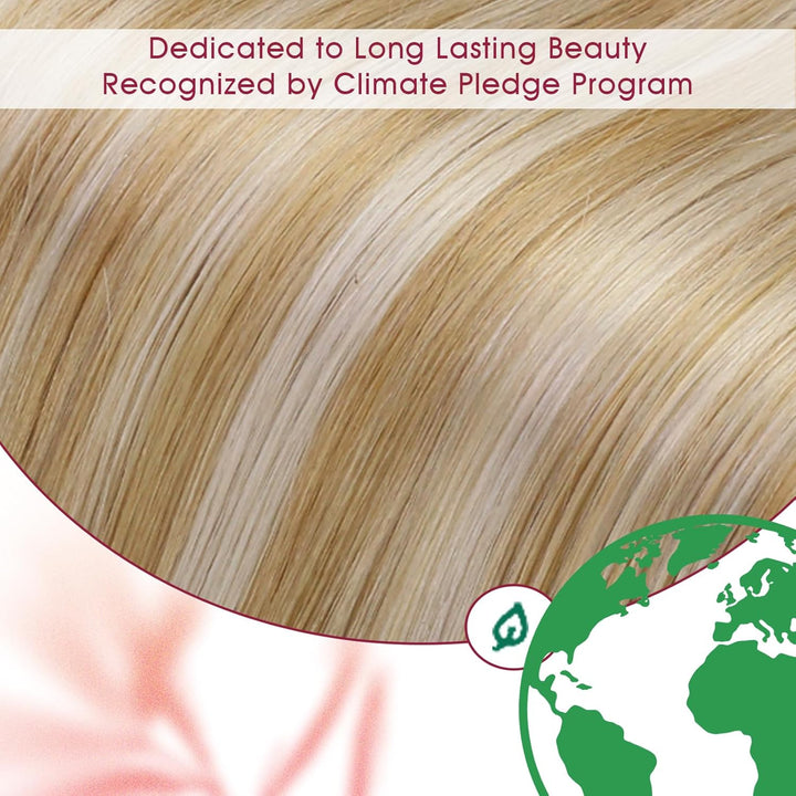 Vivien Blond Clip in Extensions Echthaar Blond Clip Echthaar Extensions Remy Haarverlängerungen Hell