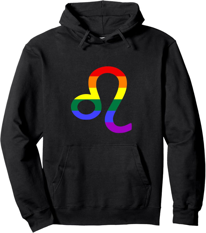Löwe Proud Leo Astrology LGBTQ Zodiac Sign Horoscope Design Pullover Hoodie