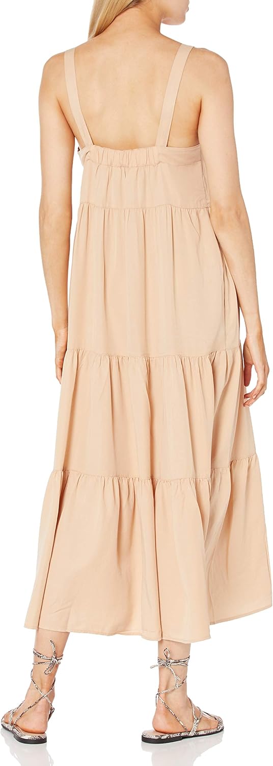 The Drop Britt, Maxi-Zeltkleid im Stufendesign S Ingwer, S Ingwer