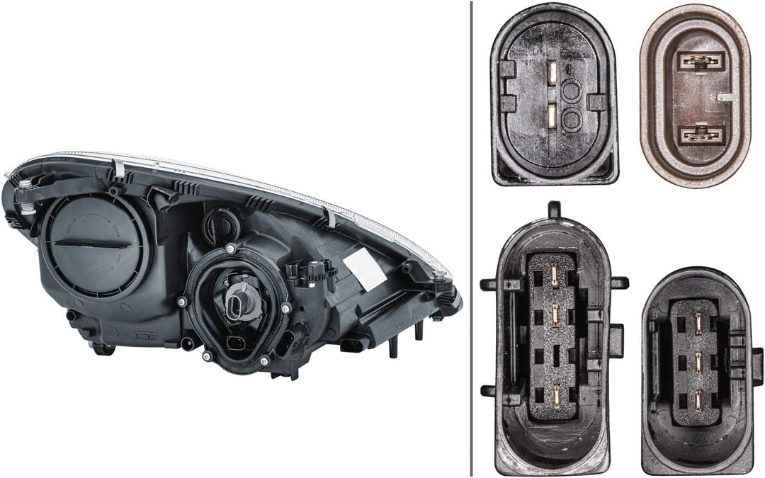 HELLA 1EL 008 361-611 Halogen-Hauptscheinwerfer - links - für u.a. Mercedes-Benz Slk (R171) Links Ha