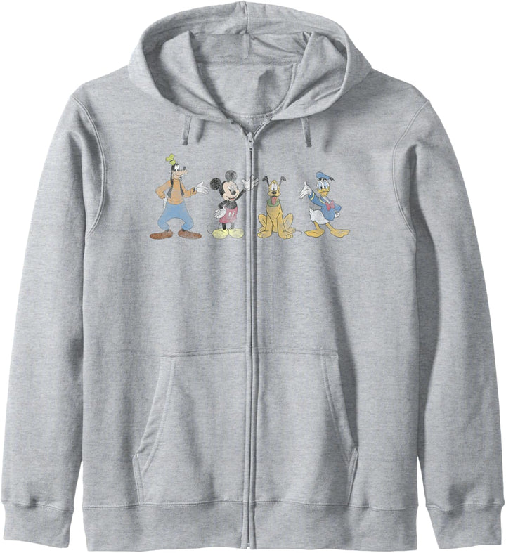 Aufstellung der Disney Mickey Group Kapuzenjacke