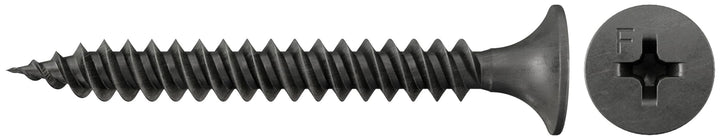 fischer Schnellbauschraube 3,9 x 25, Gipskartonschraube mit Trompetenkopf, Feingewinde, Nadelspitze