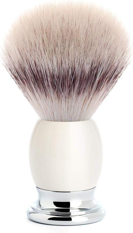 MÜHLE Rasierset - Sophist Serie - Silvertip Fibre - kompatibel mit Gillette-Klingen - Porzellan weis