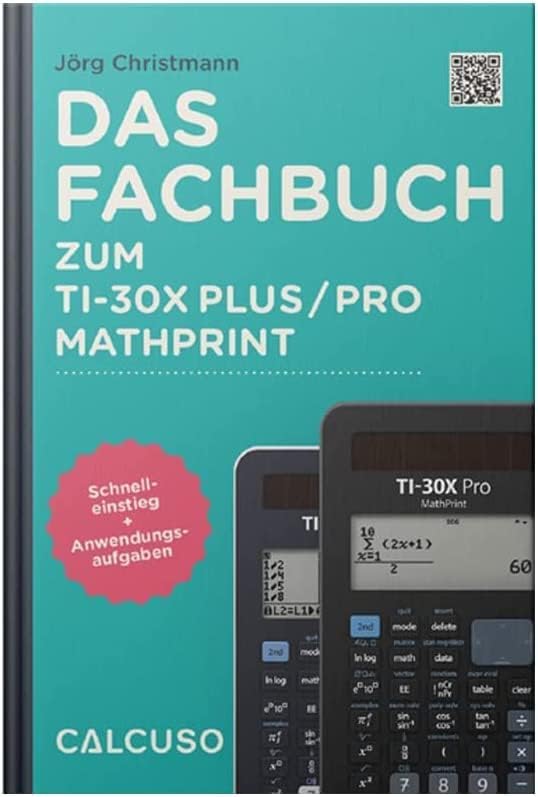 CALCUSO Standardpaket Rot mit Taschenrechner TI-30X Plus Mathprint (Deutsch) Rot TI 30 X Plus MathPr