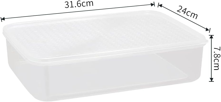 Cetomo 5L*6 Gefrierbehälter, Frischhaltedose, Vorratsdosen mit Deckel, Behälter Gefrierschrank fur K