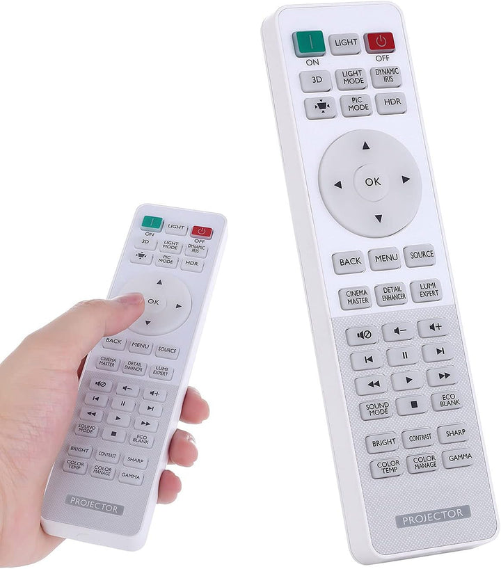 Aimdio RCV012 RCV015 Beamer Fernbedienung für BenQ W1090 TH683 W1070+ W2000 W2000+ W1110 HT1075 HT10