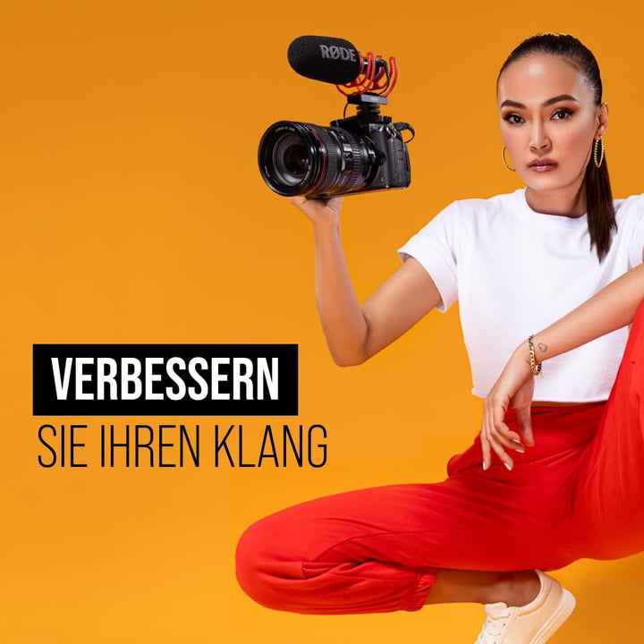 RØDE VideoMic GO II Ultra-kompaktes und leichtes Kamera/USB-Richtmikrofonfü für Videoaufnahmen und C