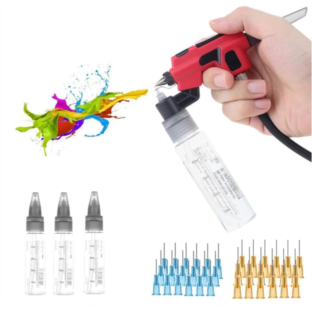 Schneller Farbwechsel für Modelle Malwerkzeug PT-AB Waschfreie Airbrush mit Marker-Rack Schneller Fa