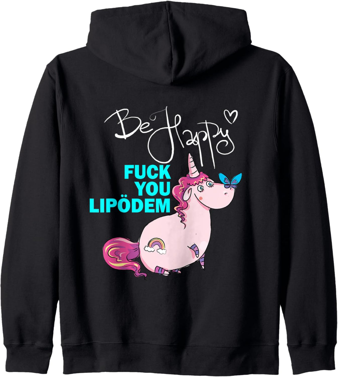 Lipödem Einhorn Kapuzenjacke