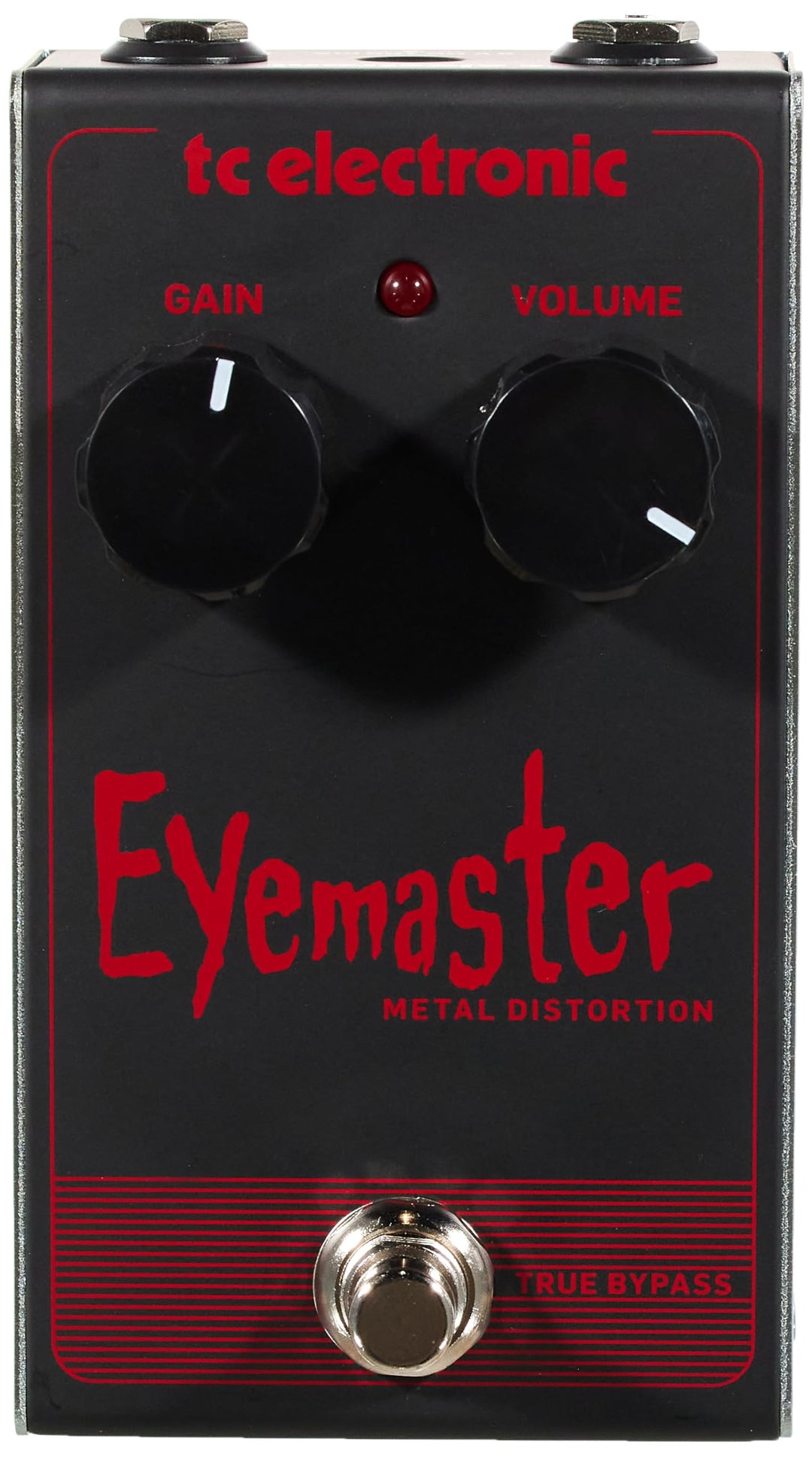 TC Electronic EYEMASTER METAL DISTORTION Skull-Pounding Metal Distortion Pedal mit 2-Knopf-Interface