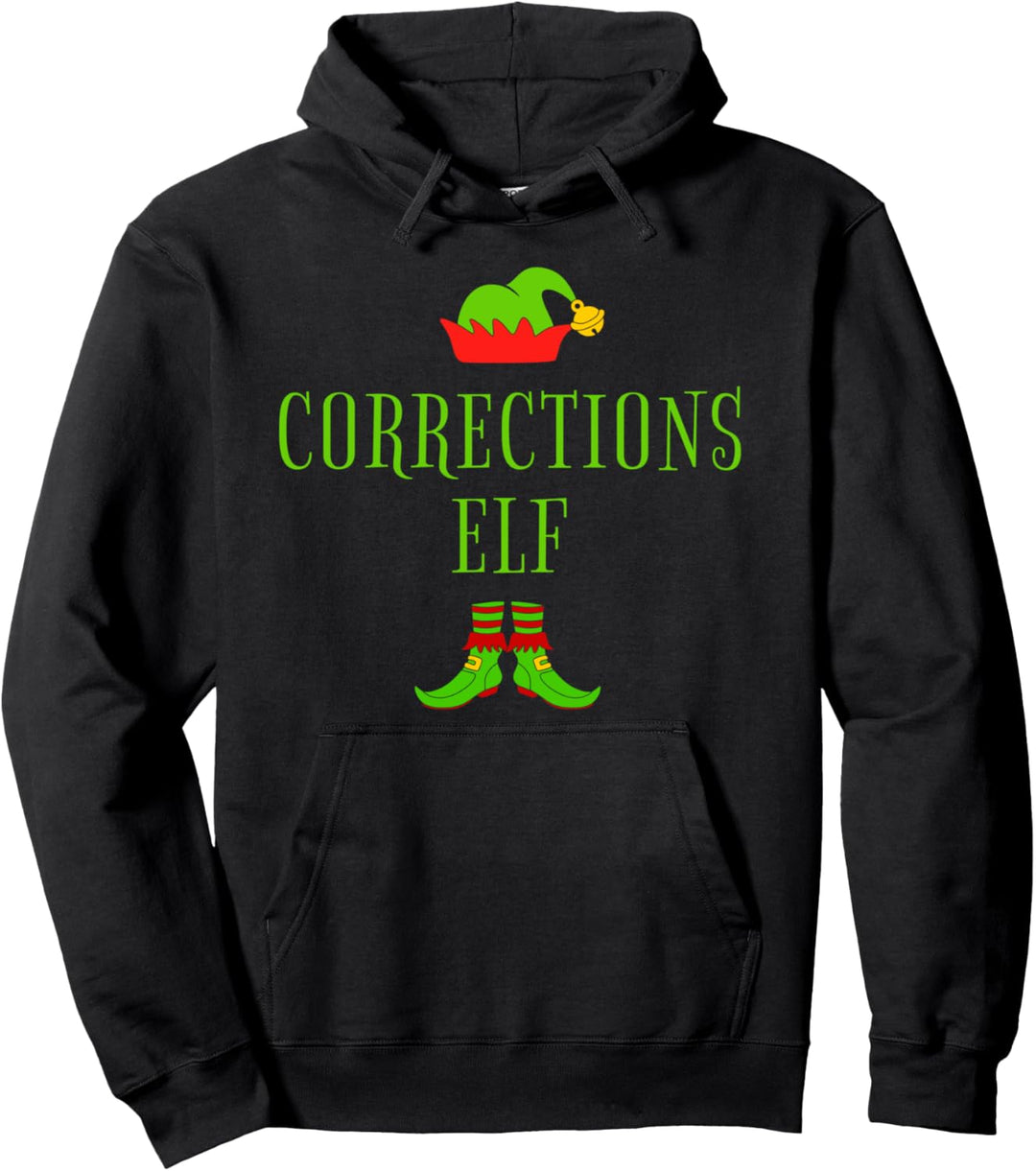 Korrekturen Elf Lustig Justizvollzugsbeamter Weihnachtsstrafe Pullover Hoodie