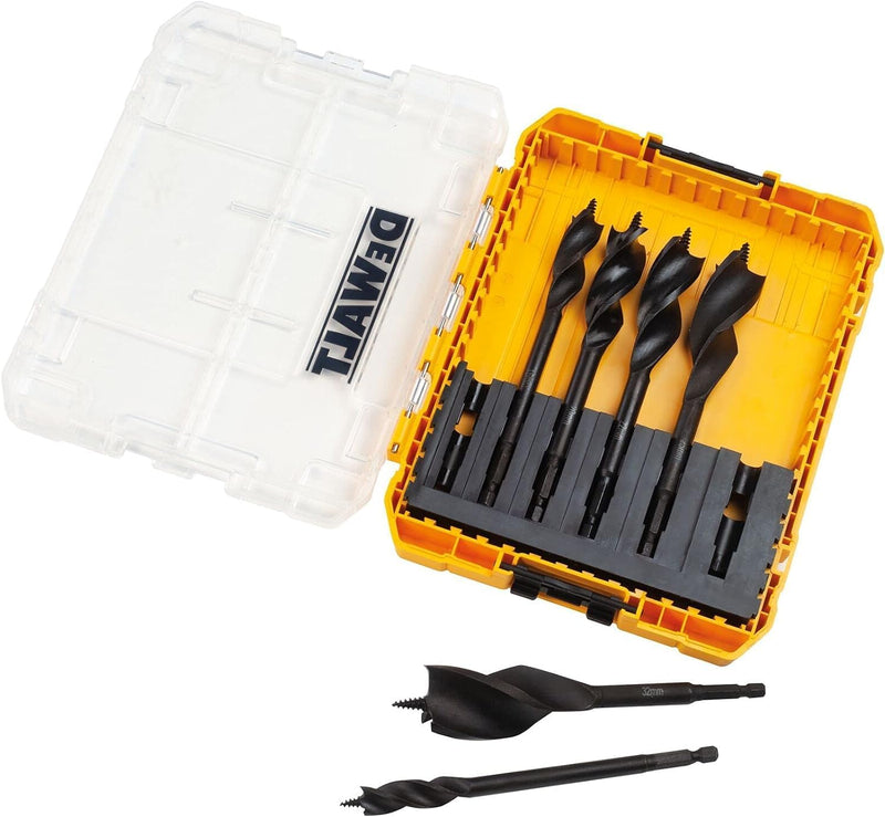 DeWALT DT90238-QZ Holzbohrer-Set 6-tlg, schwarz/gelb