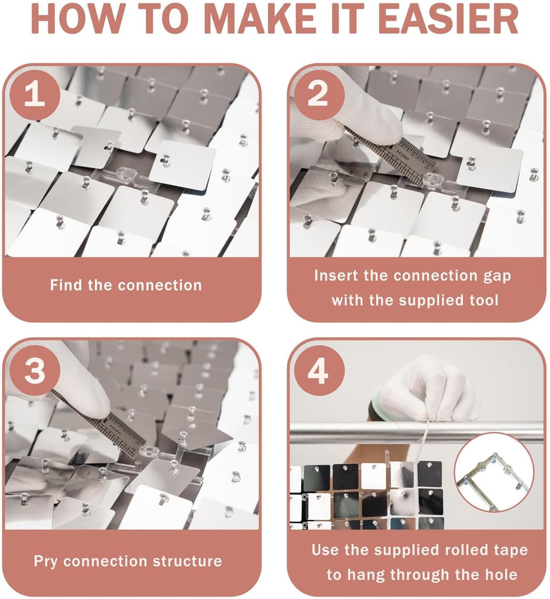 Kate Shimmer Wall Panels Pailletten Blauer See Wand Pailletten Hintergrund Party Panels für Party De