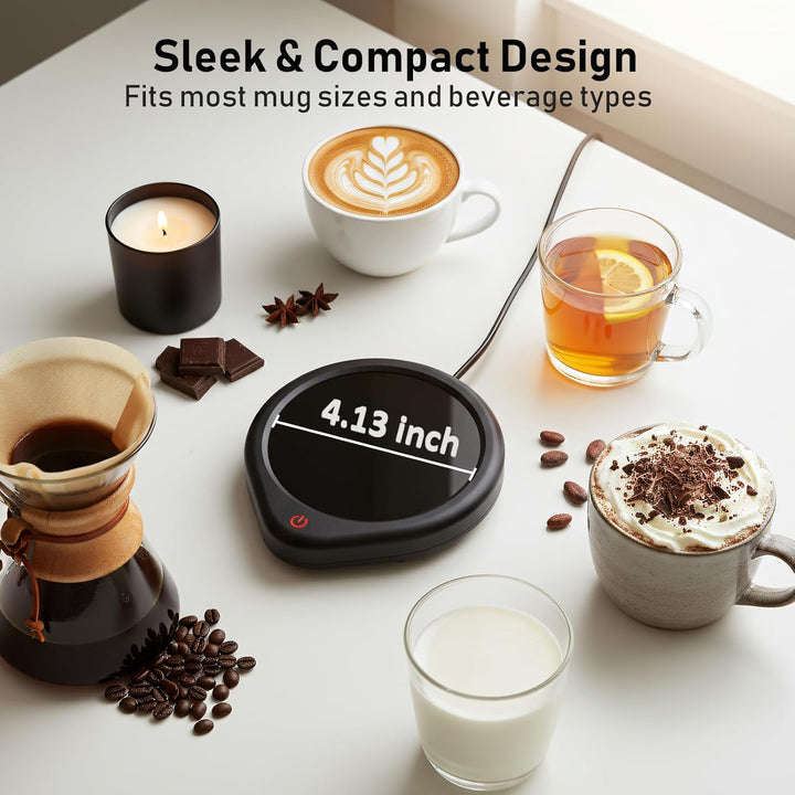 Kaffeetassenwärmer, Tassenwärmer mit Abschaltautomatik für den Schreibtisch, Teewasser-Milch-Wärmer,