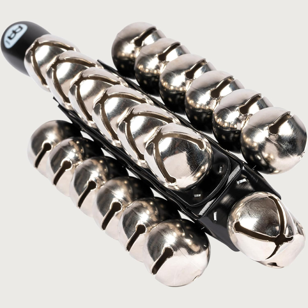 Meinl Percussion SLB25 Sleigh Bells mit 25 Glocken, schwarz