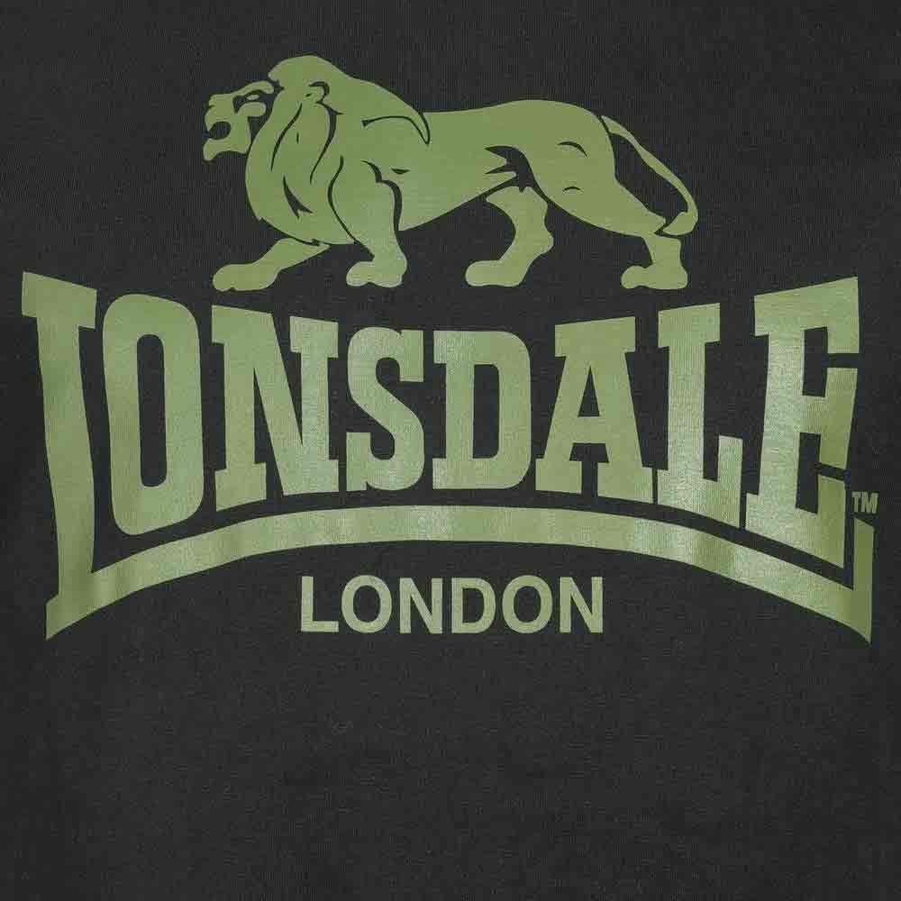 Lonsdale Herren T-Shirt Doppelpack Bangor Doppelpack M Black/Olive, M Black/Olive