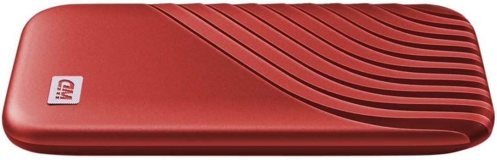 WD My Passport SSD 1 TB mobiler SSD Speicher (NVMe-Technologie, USB-C und USB 3.2 Gen-2 kompatibel,