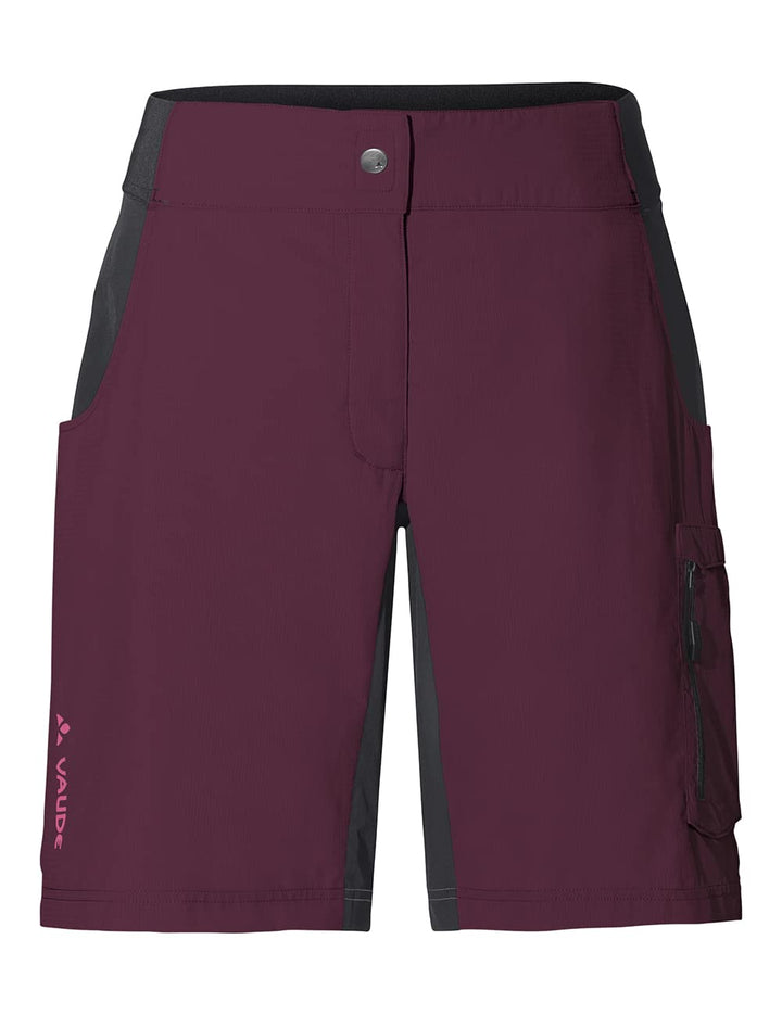 VAUDE Damen Bike Shorts Women's Qimsa Shorty 38 Cassis, 38 Cassis