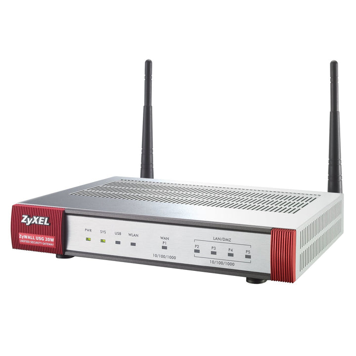 Zyxel ZWUSG20W ZyWALL 802.11N Drahtlose Internet-Sicherheits-Firewall, silberfarben, ZWUSG20W