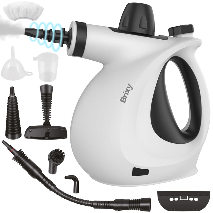 Brixy Dampfreiniger - Handdampfreiniger - Fleckenreiniger - Boden, Badezimmer, Küche - Teppichreinig