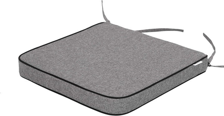 HOBBYGARDEN 4er Set Stuhlkissen/Sitzkissen 48x45 cm Sitzauflagen Polsterauflagen Outdoor/Indoor Auss