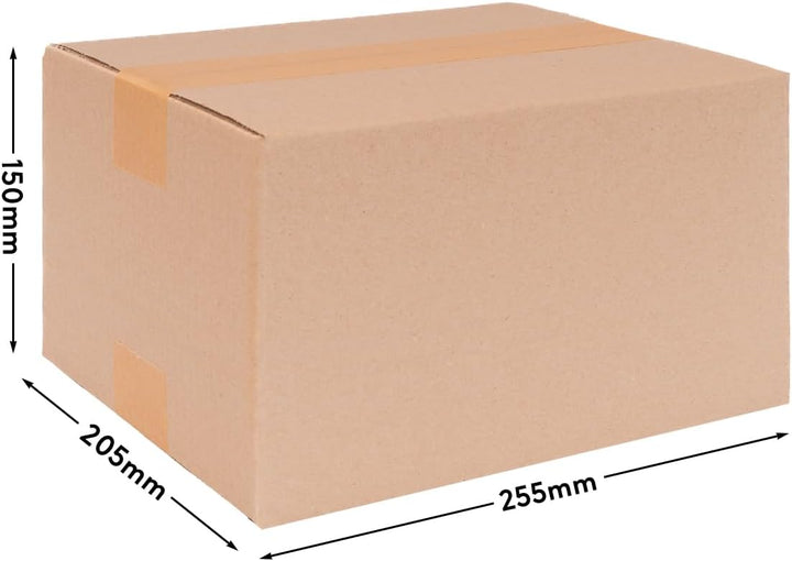 verpacking 100 Faltkartons Versandkartons DHL Kartons 250 x 200 x 140 mm, KK-26, 1-Wellig 250 x 200