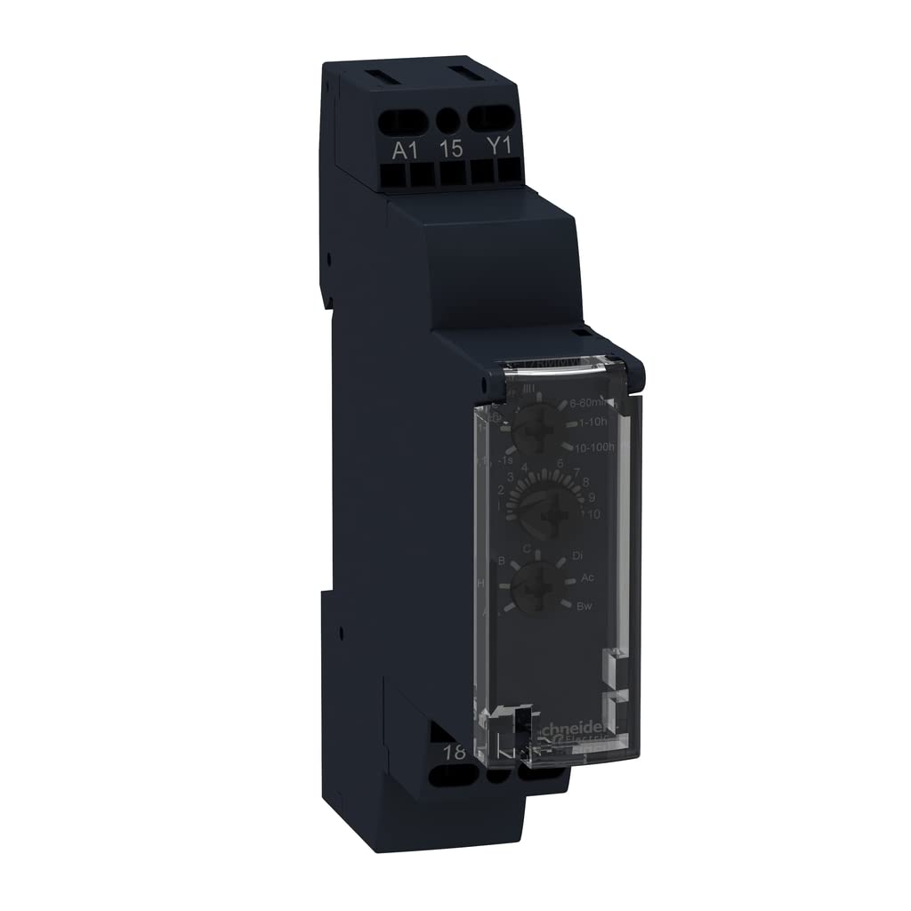 Schneider Electric Harmony Time Zeitrelais, 10 Funktionen, 0,1s-100h, Relais 1W, Artikelnummer RE17R