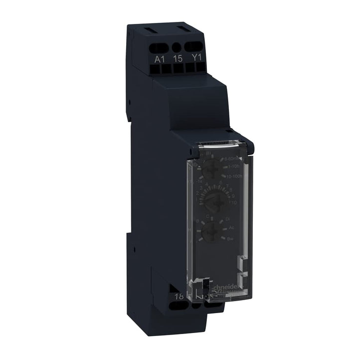 Schneider Electric Harmony Time Zeitrelais, 10 Funktionen, 0,1s-100h, Relais 1W, Artikelnummer RE17R