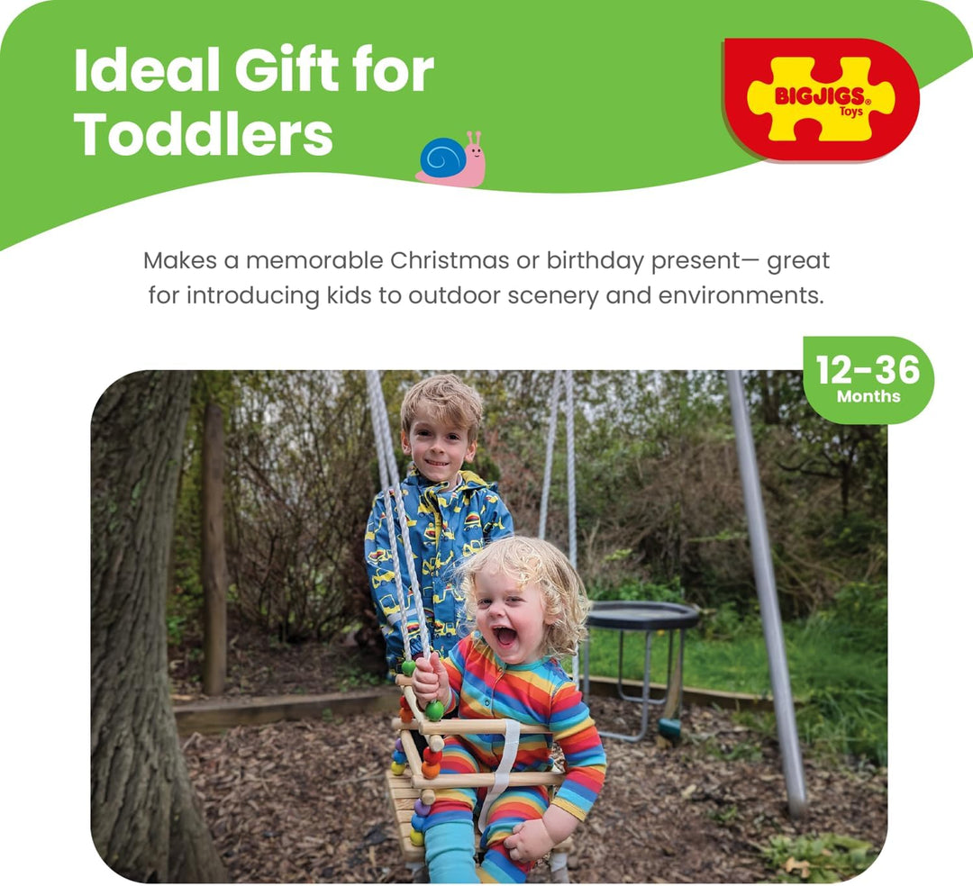 Bigjigs Toys Baby-Holzschaukel