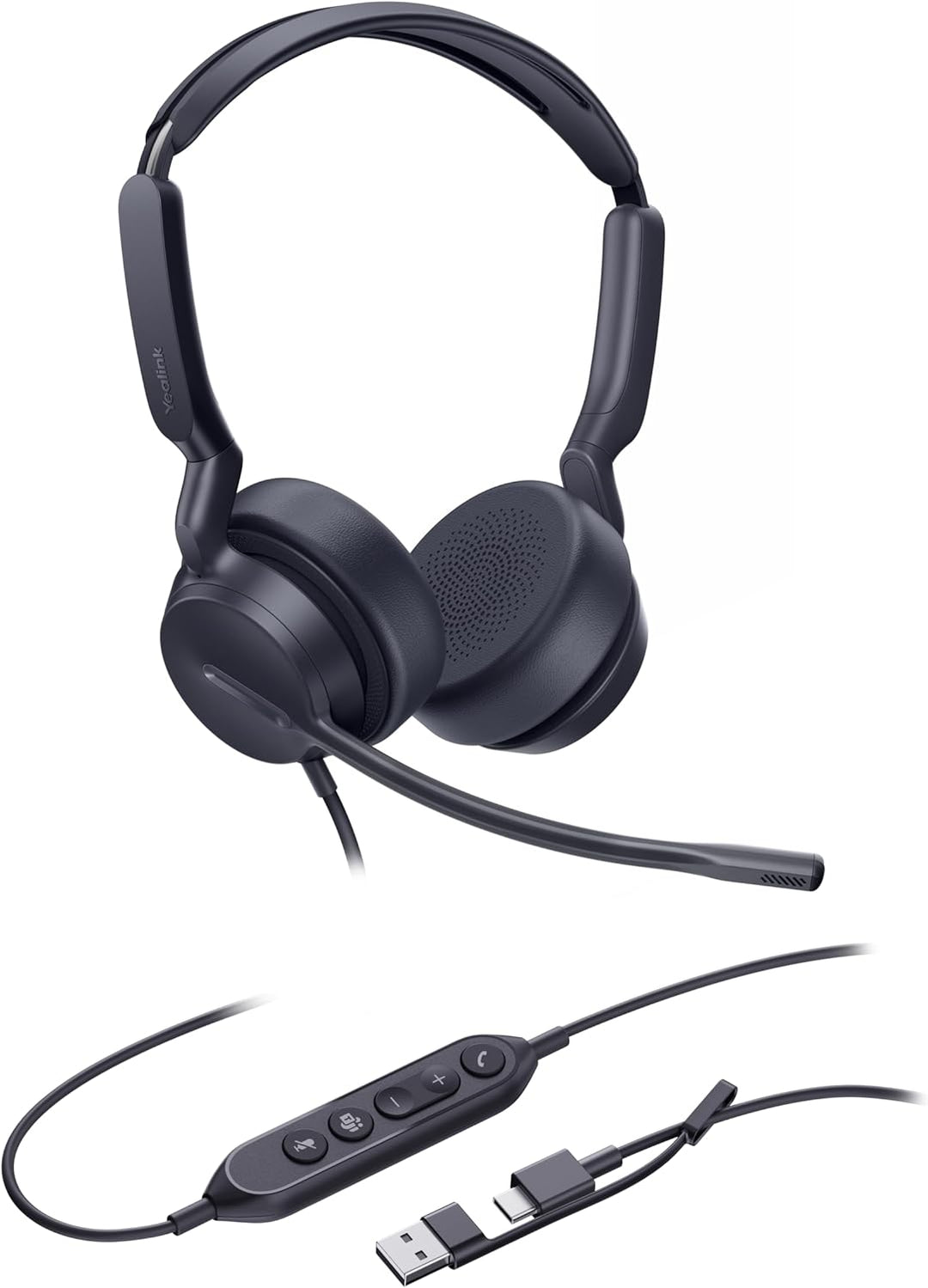 Yealink Headset UH42 Dual Teams USB-C/A, UH42 Dual Teams