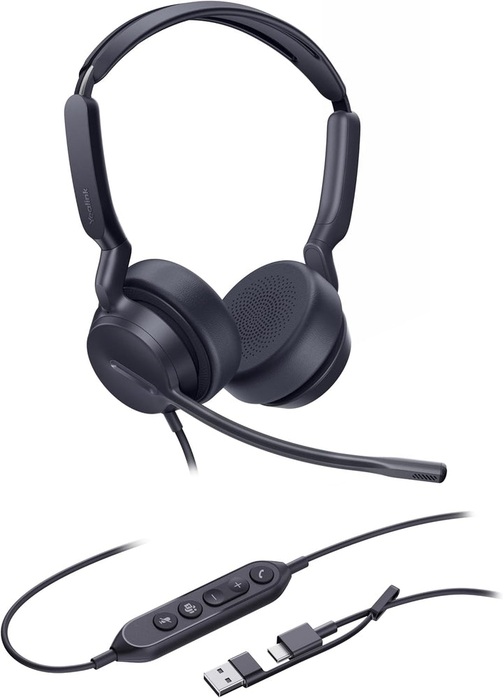 Yealink Headset UH42 Dual Teams USB-C/A, UH42 Dual Teams