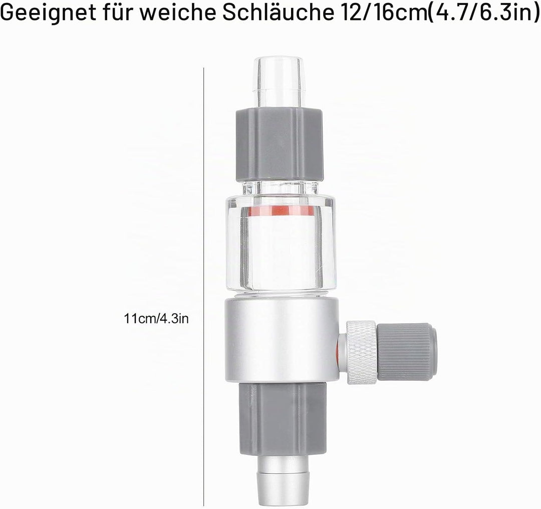Aquarium CO2 Zerstäuber, Aquarium Zerstäuber Aussenbehälter CO2 Diffusor CO2 Reaktor Diffusor Aquari